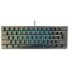 EQEOVGA RGB Backlit Gaming Keyboard and Mouse Combo,Suitable for PC Gamers (Grey)