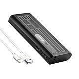 Portable Charger BONAI 12000mAh Power Bank with Two Ports Input and 2A High-Speed Output Flashlight for iPhone iPad Samsung Galaxy Smartphones Tablet Perfect Carry Travel (Two Charging Cable Include)