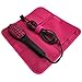 Hairizone Flat Iron Cover Thermal Pouch and Cable Holder for Hair Straightener, Curling Iron Case, Convenient Beauty Product Storage Bag for Travel, Pink