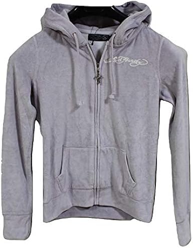 Amazon エドハーディー Ed Hardy レディース ベロア ジャージ セットアップ パープル W08evl552 トレーナー パーカー 通販