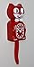 Kit Cat Klock Gentlemen with Batteries Included (Scarlett Red)