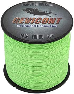 GEVICONT Extreme Braid PE 300M 500M 1000M Braided Carp Fishing Line 10lb-300lb Test Incredible Strong Superline Zero Stretch Smaller Diameter 8 Strands Wire