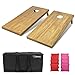 GoSports 4'x2' Regulation Size Wooden Cornhole Boards Set | Includes Carrying Case | Full Regulation Size Bean Bag Toss Boards