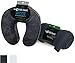 World's Best Pillow and Blanket Travel Pack, Memory Foam Neck Pillow and Microfleece Blanket, Charcoal