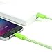 iPhone 8 Cable, 10Ft Long iPhone 6S Charger F-color Braided 8 Pin Lightning to USB Charger Cord Connector for iPhone 8 7 6S 6 Plus 5S 5C 5, iPhone SE, iPad 4 Air 2 mini 4, iPad Pro, iPod Touch 5 Green