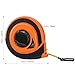 Tacklife TM-C01 Classic Manual Fiber Glass Tape Measure 66Ft with Double-Sided Scale of Inch and Metric Measuring Orange/Black for Construction, Home, Carpentry