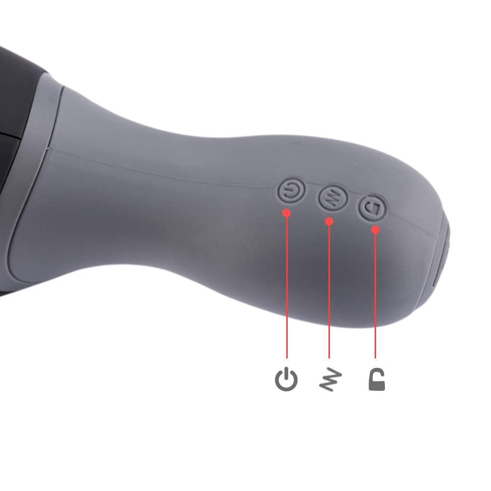 Fondlove Elektrische Masturbatoren Masturbator Masturbieren Männer sex Oral Sexspielzeug Men Cup wie Mund mit 12 Vibrationsmodi Saugfunktion Rotation Wasserdicht