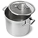 Calphalon 1833953 AccuCore Stainless Steel Stock Pot with Cover, 8-Quart