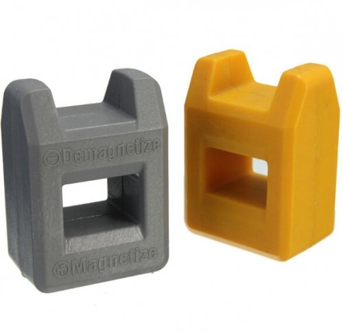 VIPFIX Plastic Case Magnetizer Demagnetizer Tools Kit Professional Screw Kits Magnetizer Tool for Screwdrivers Small Tools Phone Repair Tools(2pcs Magnetizer and Demagnetizer)