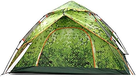 Amazon Co Jp 4名用のキャンプテント 2層uv保護付きオックスフォードデザインポータブル アウトドア用のキャリーバッグ ホーム キッチン