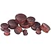 Oyaface 2PC Saddle Plugs Natural Wood Ear Gauges Tunnels Stretcher Set Concavity Wood Style A 20mm