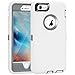 iPhone 6 Plus/6S Plus Case, Maxcury Heavy Duty Shockproof Series Case for iPhone 6 Plus/6S Plus (5.5") with Built-in Screen Protector Case Cover (White/Gray) primary