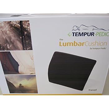 Amazon Com Tempur Pedic Lumbar Support Cushion Navy Blue One