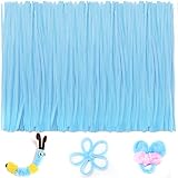 Iooleem 200pcs Light Blue Pipe Cleaners, Chenille