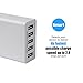 Charging Station,NooQee 5-Port 40W/8A Wall Charger High Speed USB Charger Desktop Charger USB Travel Charger with Smart charging for Apple iPhone 6s 6s Plus/6/5/5S, iPad, iPad Air, iPad mini, iPod, Samsung Galaxy series & Note series, GPS,and More (white)
