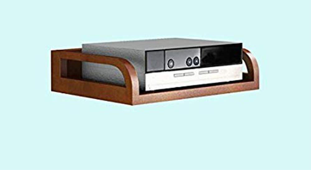 Fabulo Wooden Set Top Box Stand Wall Mount Setup Box Holder Wall Shelf
