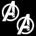 iJDMTOY (2 Cool The Avengers A Die-Cut Reflective Vinyl Decal Sticker For Car Window