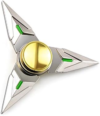 OW Hand Spinner Silver Genji Cosplay Alloy Rotate Model Toys(Silver)
