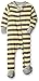 Burt's Bees Baby Baby Boys Sleeper Pajamas, Zip-Front Non-Slip Footie PJs, Organic Cotton