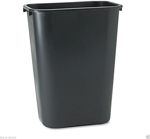 BLACK Rubbermaid Soft Molded Plastic Office Home Kitchen Trash Cans Garbage Bin