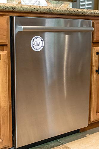 BabyPop-Newest-Design-Dishwasher-Magnet-Clean-Dirty-Sign-Indicator-Trendy-Universal-Double-Sided-Kitchen-Dish-Washer-Magnet-Bonus-Magnetic-Plate-for-Kitchen-Organization-and-Storage