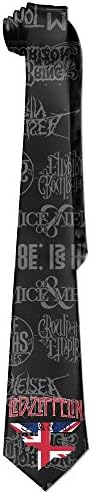 BACADI Men's Fazeclan Ledzeppelin Logo Skinny Tie Necktie