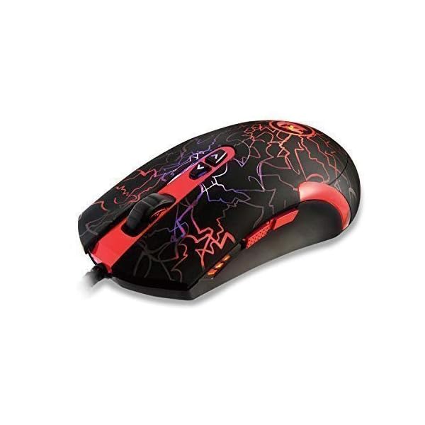 Redragon M701 Gaming Mouse Wired Lavawolf, 3500 DPI 7 Programmable Buttons & 5 Memory Profiles Ergonomic Mouse for Mac…