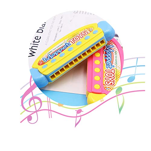 Shoresu Music Toy, Harmonica Music Instrument Mouth Organ Melodica Training Vital Capacity Baby Toy - Color Randomly