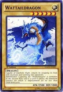 Yu-Gi-Oh! - Wattaildragon (GAOV-EN001) - Galactic Overlord - 1st Edition - Common