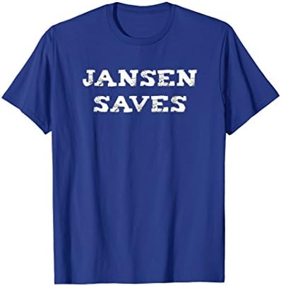 Mens Jansen Saves ~ T-Shirt XL Royal Blue