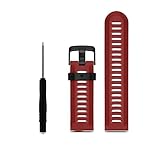 GBSELL Soft Silicone Strap Replacement Watch Band With Tools For Garmin Fenix 3 Red