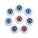 Decora 16mm Acrylic Hollow Doll Eyes Eyeballs Horror Props Pack of 8