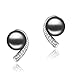 Claudia Black 7-8mm AA Quality Freshwater 925 Sterling Silver Cultured Pearl Earring Pair