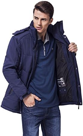 Men's Cordless Heated Jacket Light Weight Insulated Heated Down Vest with Battery Pack (L)