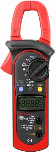 Uni-T UT204 Auto-Ranging AC DC Ture RMS Auto/Manual Range Digital Handheld Clamp Meter Multimeter Test Tool