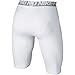 Nike Mens Pro Cool Long Short, S, White