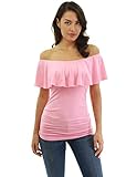 PattyBoutik Women Flutter Off Shoulder Blouse