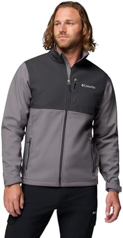 Columbia Men Omni-Shield Mt. Village Softshell Jacket (S, Navy) at