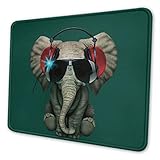 ZMKDLL Cute Mouse Pads with Stitched Edge Green