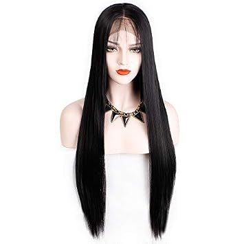 Amazon Com Entranced Styles Black Lace Front Wigs For Women