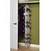 Household Essentials 311390 Hanging Shoe Storage Organizer for Closets -20 pocket - Natural Canvas