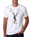 Ysl Yves Logo Bird Tshirt For Man