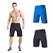TOMSHOO Men's Baggy Cycling Shorts Breathable Loose-Fit Mountain Bike Shorts Outdoor Sports MTB Cycling Running Half Pants