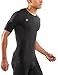 Skins Men's DNAmic Compression Short Sleeve Top, Black, Small