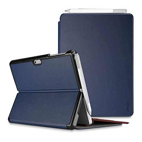 Procase Protective Case for Surface Go, Slim Light Smart Cover Stand Hard Shell for Microsoft Surface Go 2018 with Built-in Surface Pen Holder, Compatible with Surface Type Cover -Navy