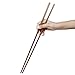 Uxcell a14011600ux0147 Wooden Noodles Cooking Chopsticks 42cm Length (Pack of 4)