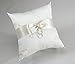 Lillian Rose Ivory Classic Satin Pearl Wedding Ring Pillow, 1 Count (Pack of 1)