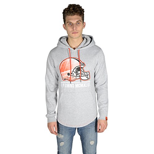 Ultra Game NFL Cleveland Browns Mens Embroidered Fleece Hoodie