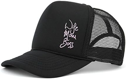 ISelections Wife Mom Boss Trucker Cap