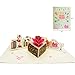 Akeydeco 3D Pop Up Birthday Cards Handmade Greeting Cards with Envelopes for Sister/Mom/Wife/Kids/Boy/Girl/Friend (3 Pack)